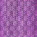 Square Abstract Purple Contemporary Rug, con1299pur