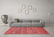 Contemporary Red Washable Rugs