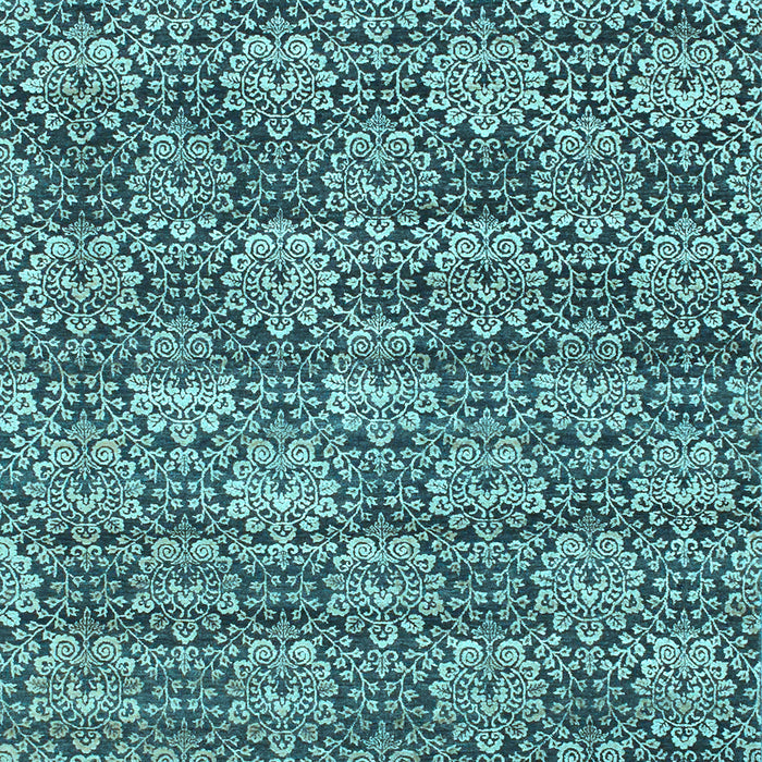 Machine Washable Abstract Light Blue Contemporary Rug, wshcon1299lblu