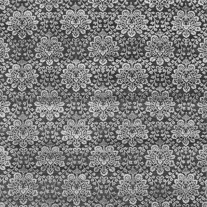 Abstract Gray Contemporary Rug, con1299gry