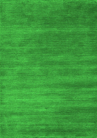 Abstract Green Contemporary Rug, con129grn