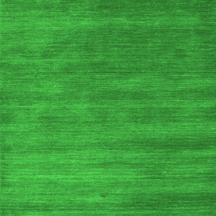 Abstract Green Contemporary Rug, con129grn