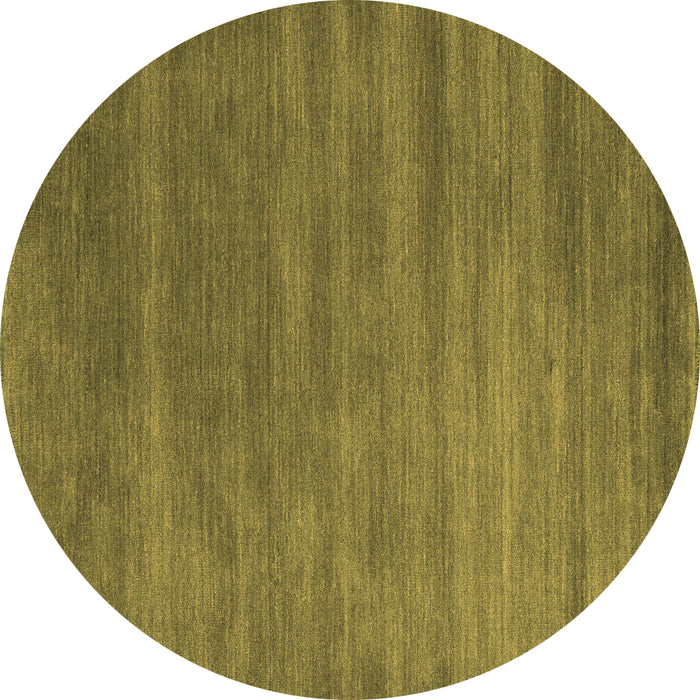 Round Machine Washable Abstract Brown Contemporary Rug, wshcon129brn