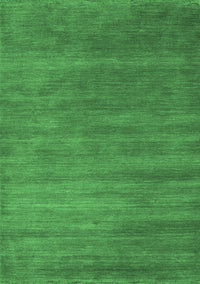 Abstract Emerald Green Contemporary Rug, con129emgrn