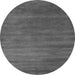 Square Abstract Gray Contemporary Rug, con129gry