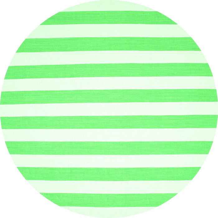 Square Solid Green Modern Rug, con12grn