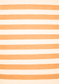 Solid Orange Modern Rug, con12org