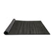 Thickness of Contemporary Charcoal Gray Modern Rug, con130