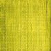 Square Abstract Yellow Contemporary Rug, con1300yw