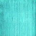 Square Abstract Turquoise Contemporary Rug, con1300turq