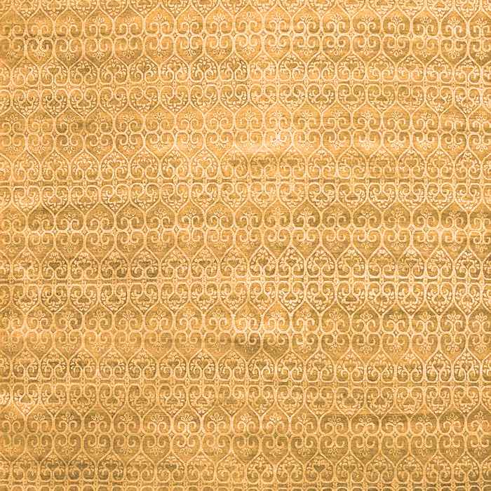 Serging Thickness of Machine Washable Abstract Orange Contemporary Area Rugs, wshcon1300org