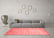 Contemporary Red Washable Rugs