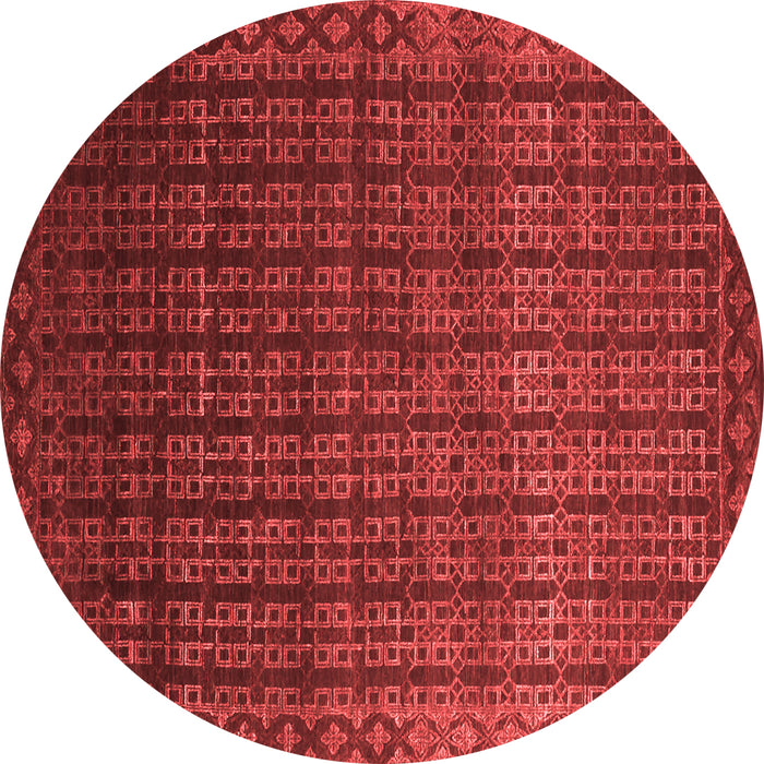 Machine Washable Abstract Red Contemporary Rug, wshcon1301red