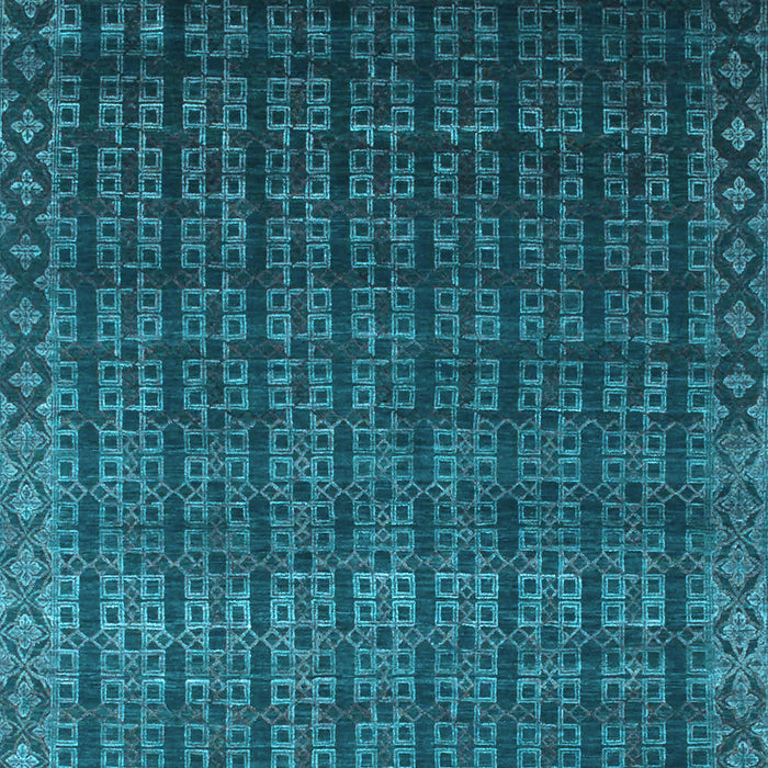 Machine Washable Abstract Light Blue Contemporary Rug, wshcon1301lblu