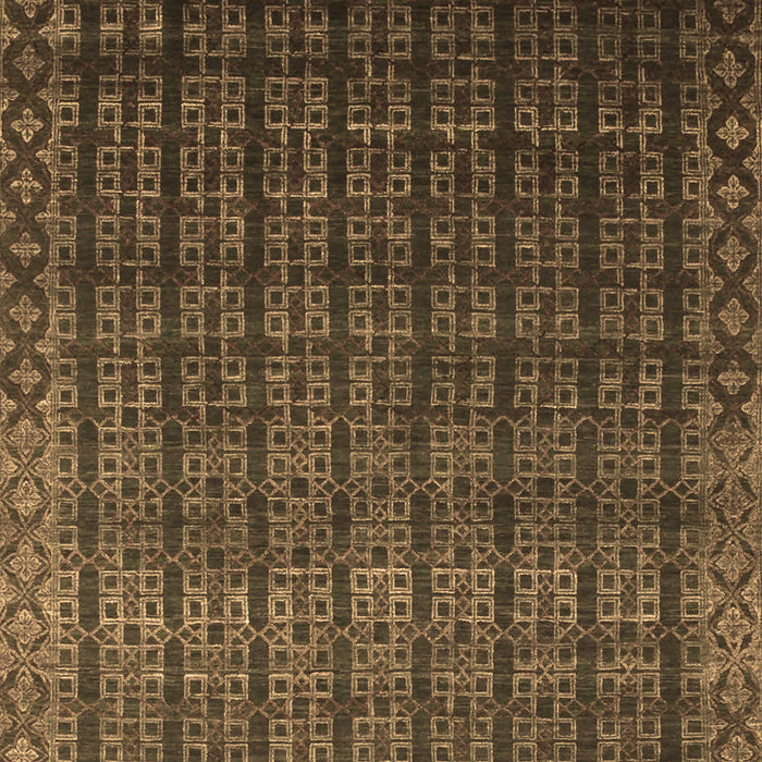 Abstract Brown Contemporary Rug, con1301brn