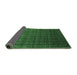 Sideview of Abstract Emerald Green Contemporary Rug, con1301emgrn