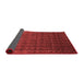 Abstract Red Contemporary Area Rugs