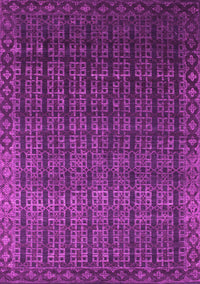 Abstract Pink Contemporary Rug, con1301pnk