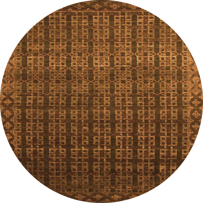 Machine Washable Abstract Orange Contemporary Area Rugs, wshcon1301org