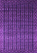 Machine Washable Abstract Purple Contemporary Area Rugs, wshcon1301pur