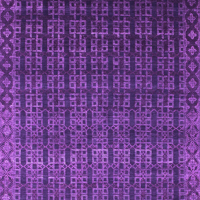 Abstract Purple Contemporary Rug, con1301pur