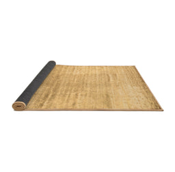 Sideview of Abstract Brown Contemporary Rug, con1302brn