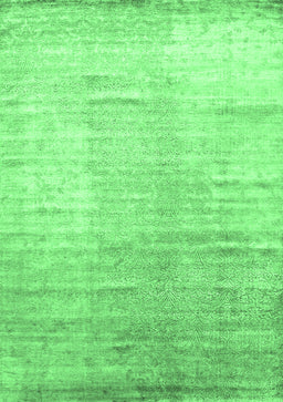 Abstract Emerald Green Contemporary Rug, con1302emgrn