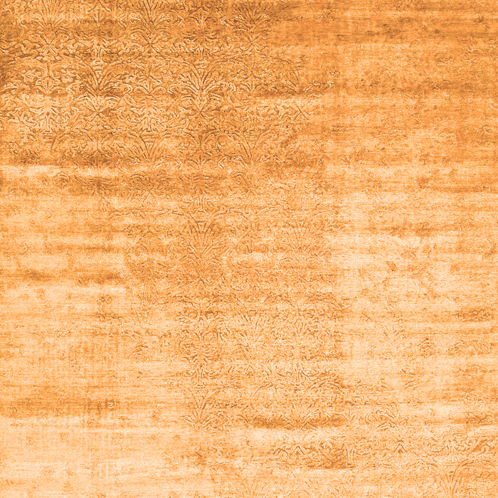 Abstract Orange Contemporary Rug, con1302org