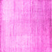 Square Abstract Pink Contemporary Rug, con1302pnk