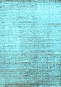 Abstract Light Blue Contemporary Rug, con1302lblu