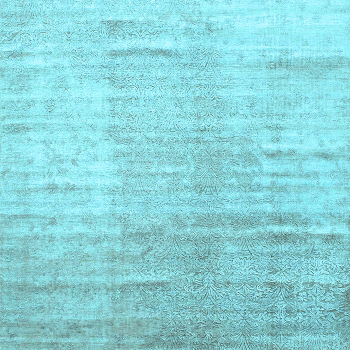 Abstract Light Blue Contemporary Rug, con1302lblu