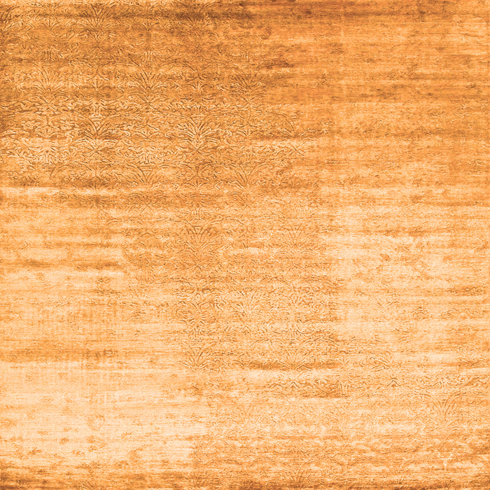 Serging Thickness of Abstract Orange Contemporary Rug, con1302org