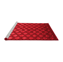 Contemporary Red Washable Rugs