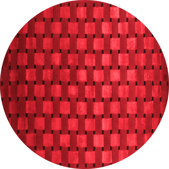 Abstract Red Contemporary Rug, con1303red