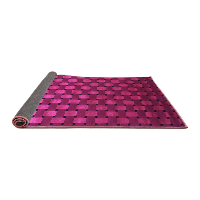 Sideview of Abstract Purple Contemporary Rug, con1303pur
