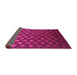 Sideview of Abstract Purple Contemporary Rug, con1303pur