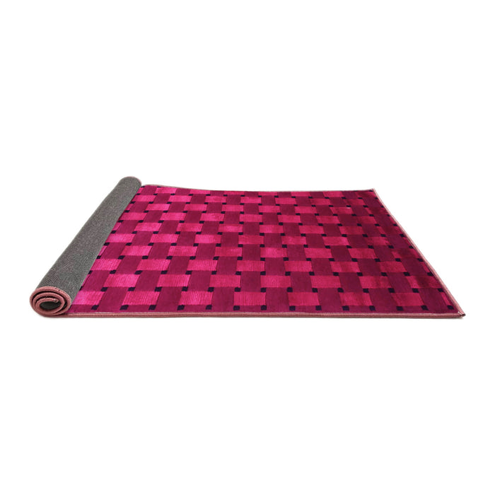Sideview of Abstract Pink Contemporary Rug, con1303pnk