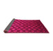 Sideview of Abstract Pink Contemporary Rug, con1303pnk