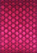 Machine Washable Abstract Pink Contemporary Rug, wshcon1303pnk