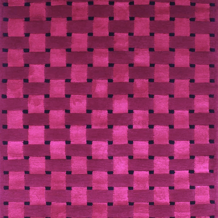 Abstract Purple Contemporary Rug, con1303pur