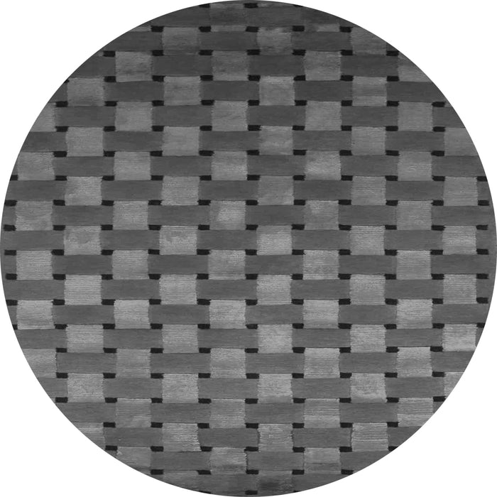 Square Abstract Gray Contemporary Rug, con1303gry