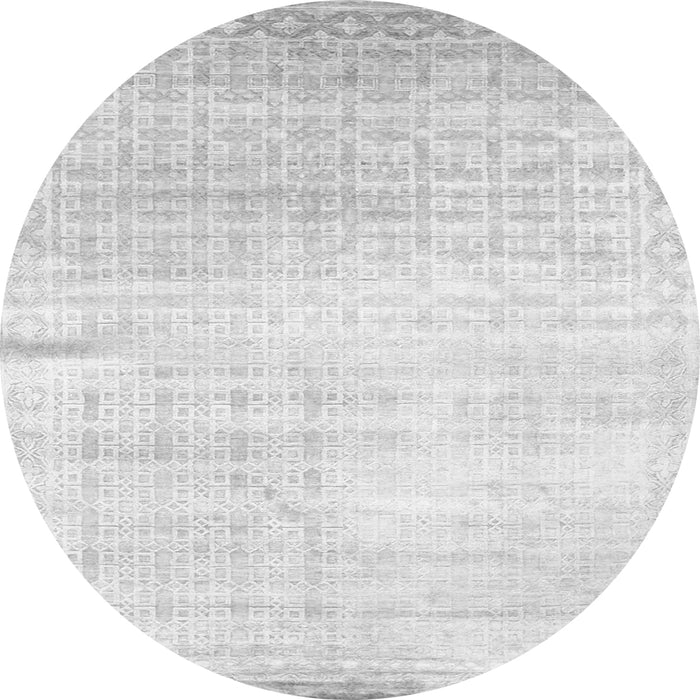 Machine Washable Abstract Gray Contemporary Rug, wshcon1305gry