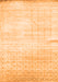 Serging Thickness of Machine Washable Abstract Orange Contemporary Area Rugs, wshcon1305org