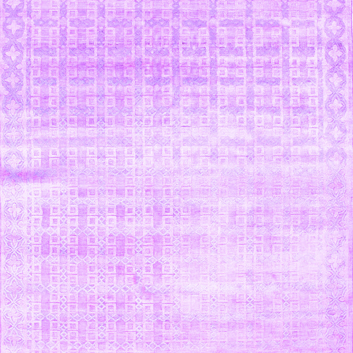 Abstract Purple Contemporary Rug, con1305pur