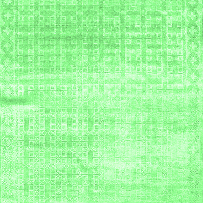 Abstract Emerald Green Contemporary Rug, con1305emgrn