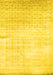 Abstract Yellow Contemporary Rug, con1305yw