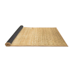 Sideview of Abstract Brown Contemporary Rug, con1305brn