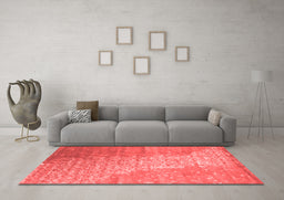 Contemporary Red Washable Rugs