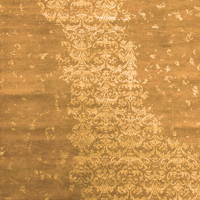 Abstract Orange Contemporary Rug, con1306org