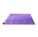 Sideview of Machine Washable Abstract Purple Contemporary Area Rugs, wshcon1306pur